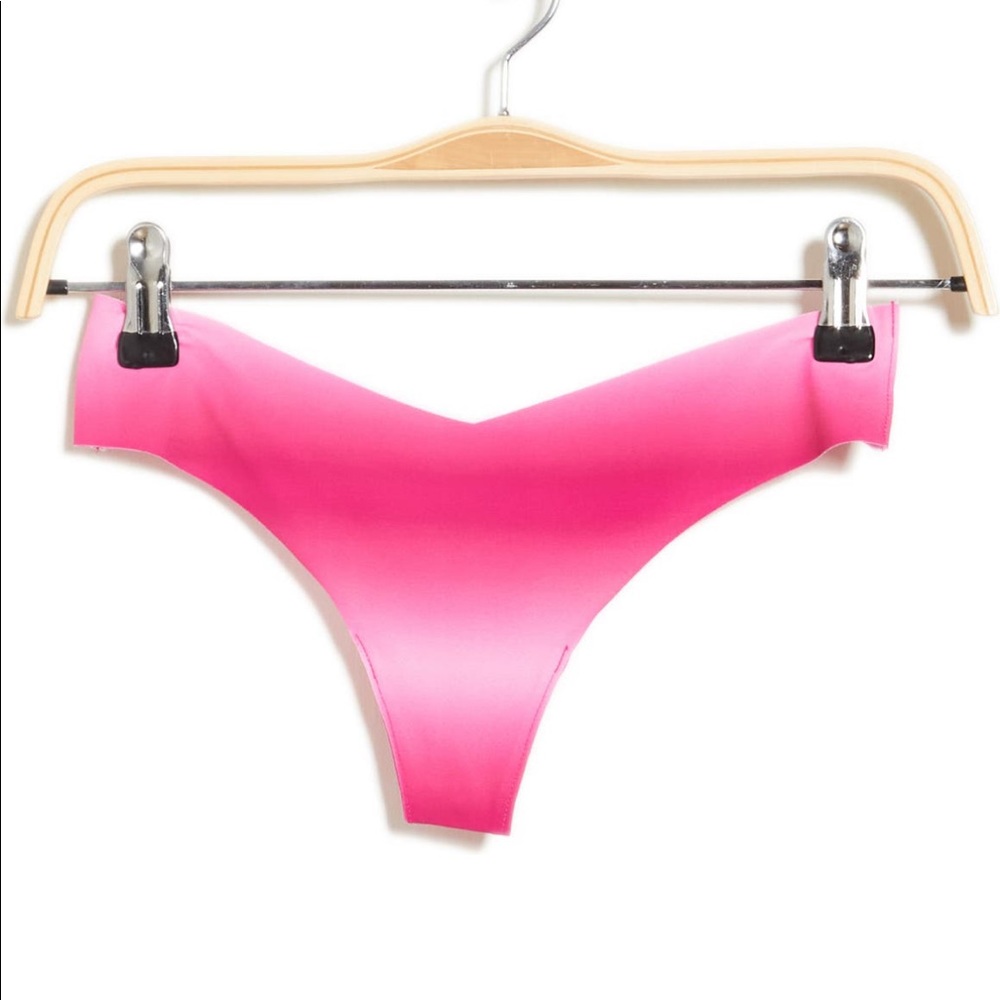 Commando Microfiber Thong Panty Ombré Pink, NWT Small - Picture 3 of 4